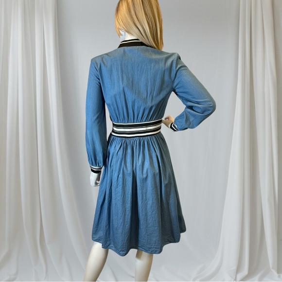 Creative Genius Pleated Long Sleeve Dress - Picture 3 of 10